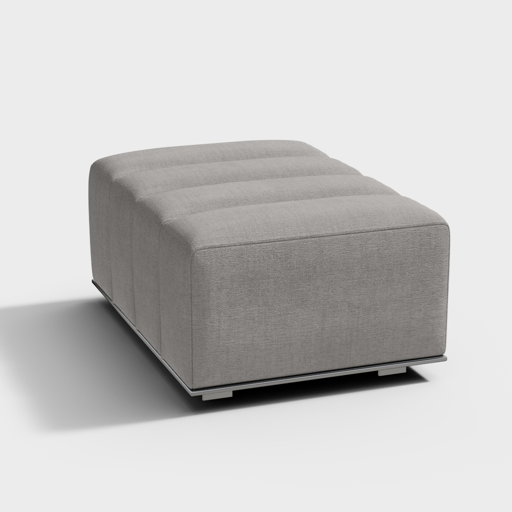 Großer quadratischer Hocker