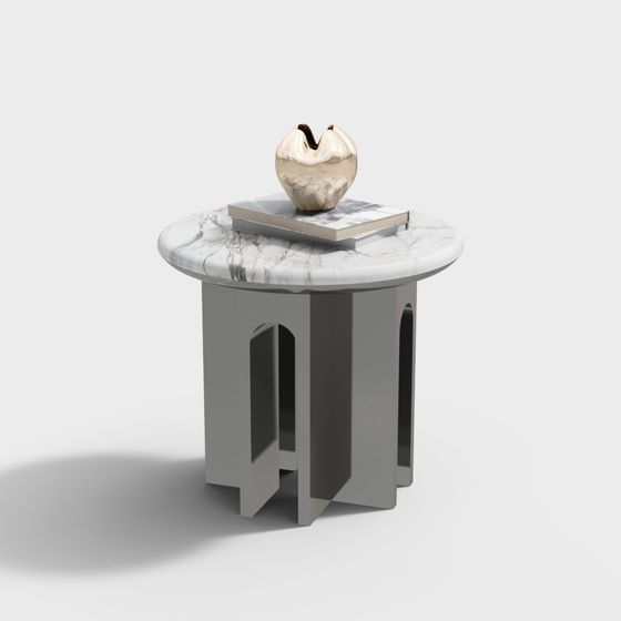 Elegant Round Table 3D model for Creative Spaces