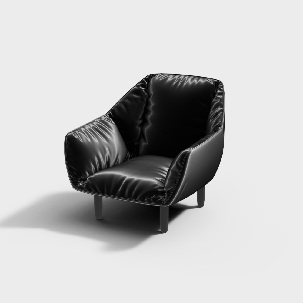 เก้าอี้นวมเรียบ