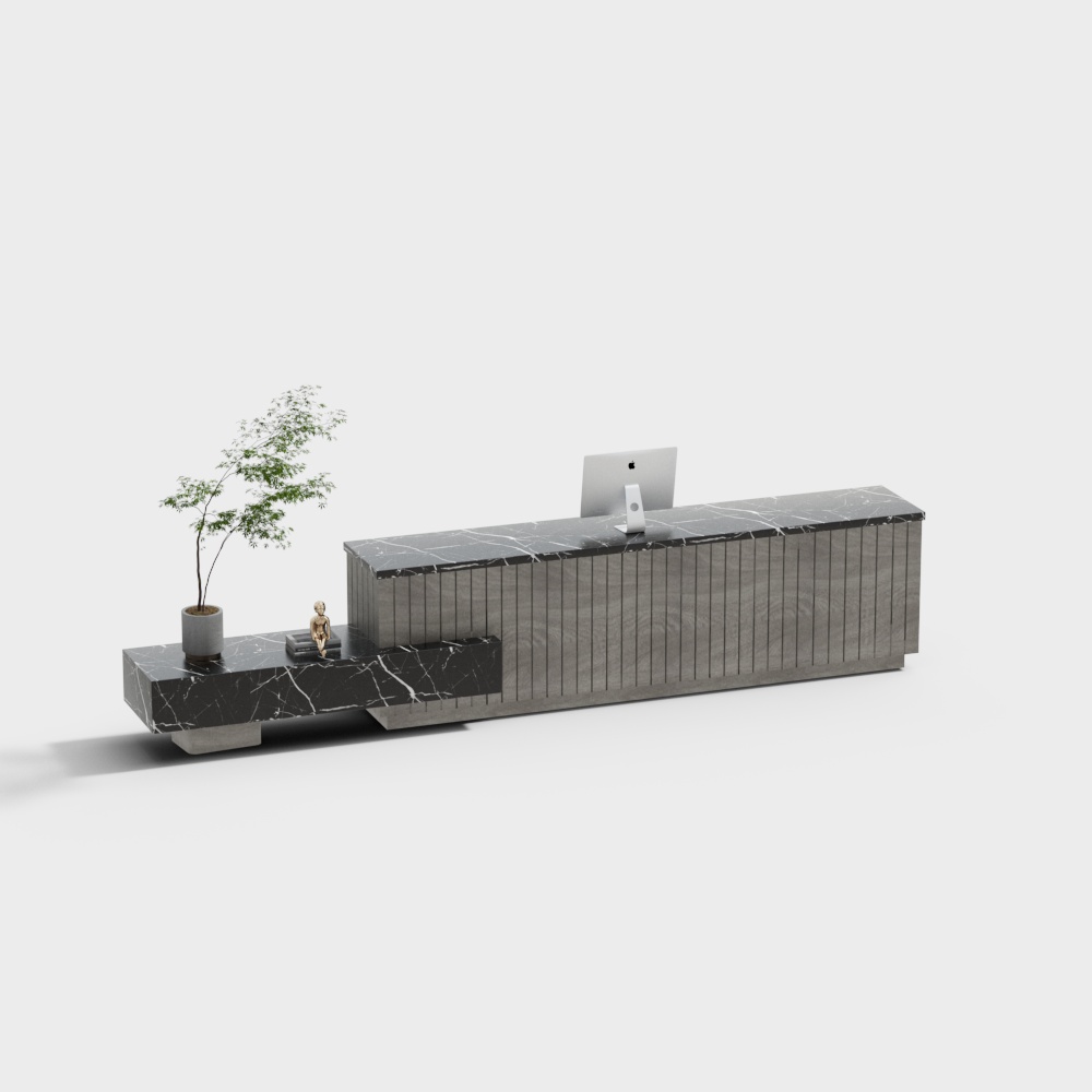 Comptoir de réception d'hôtel