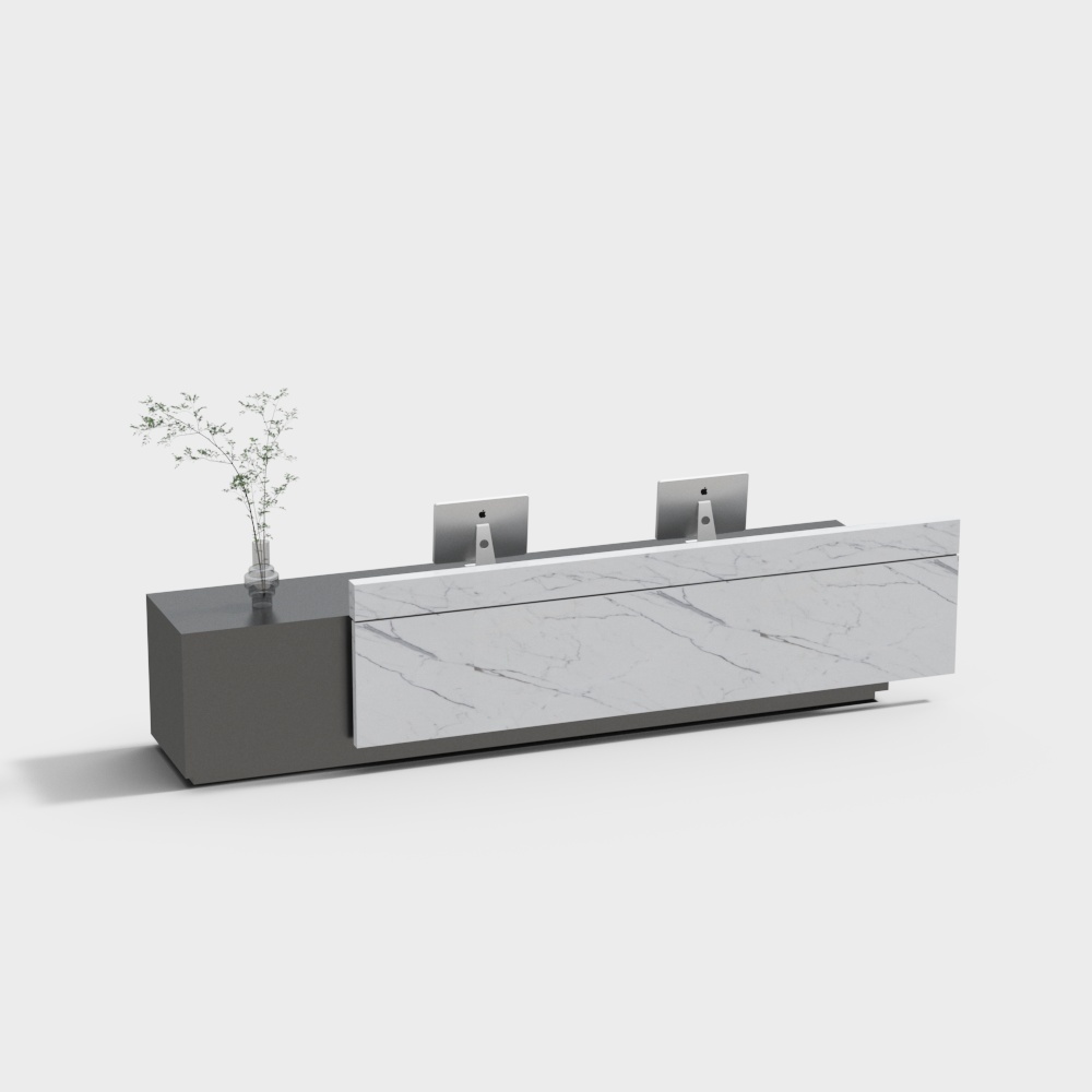 Company reception desk