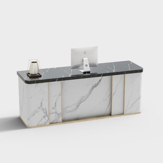 Urban Office Desk 3D model