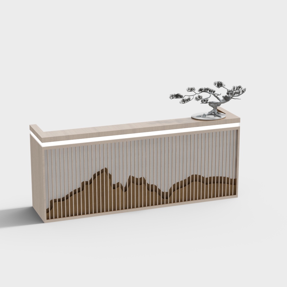 Restaurant reception table