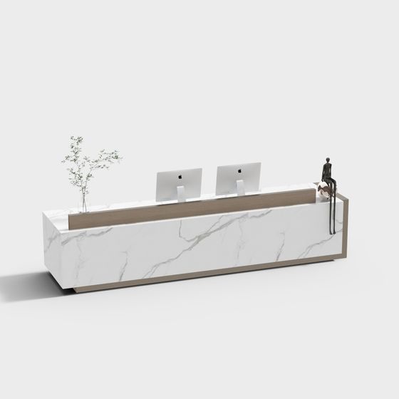 Urban Reception Desk 3D model