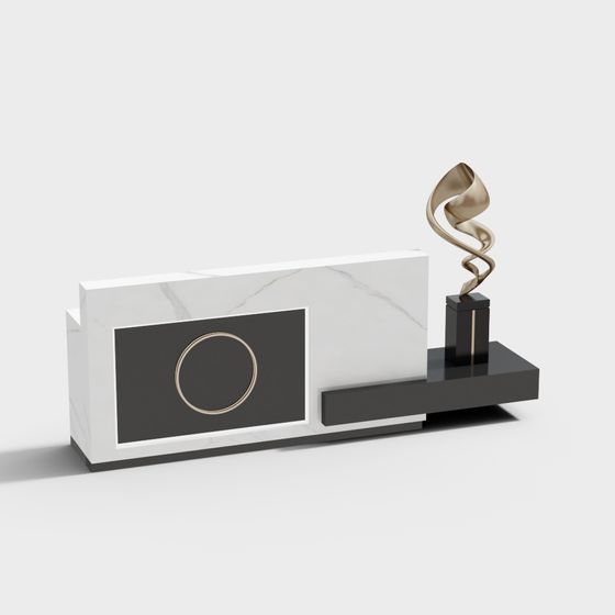 Urban Art Display Cabinet 3D model