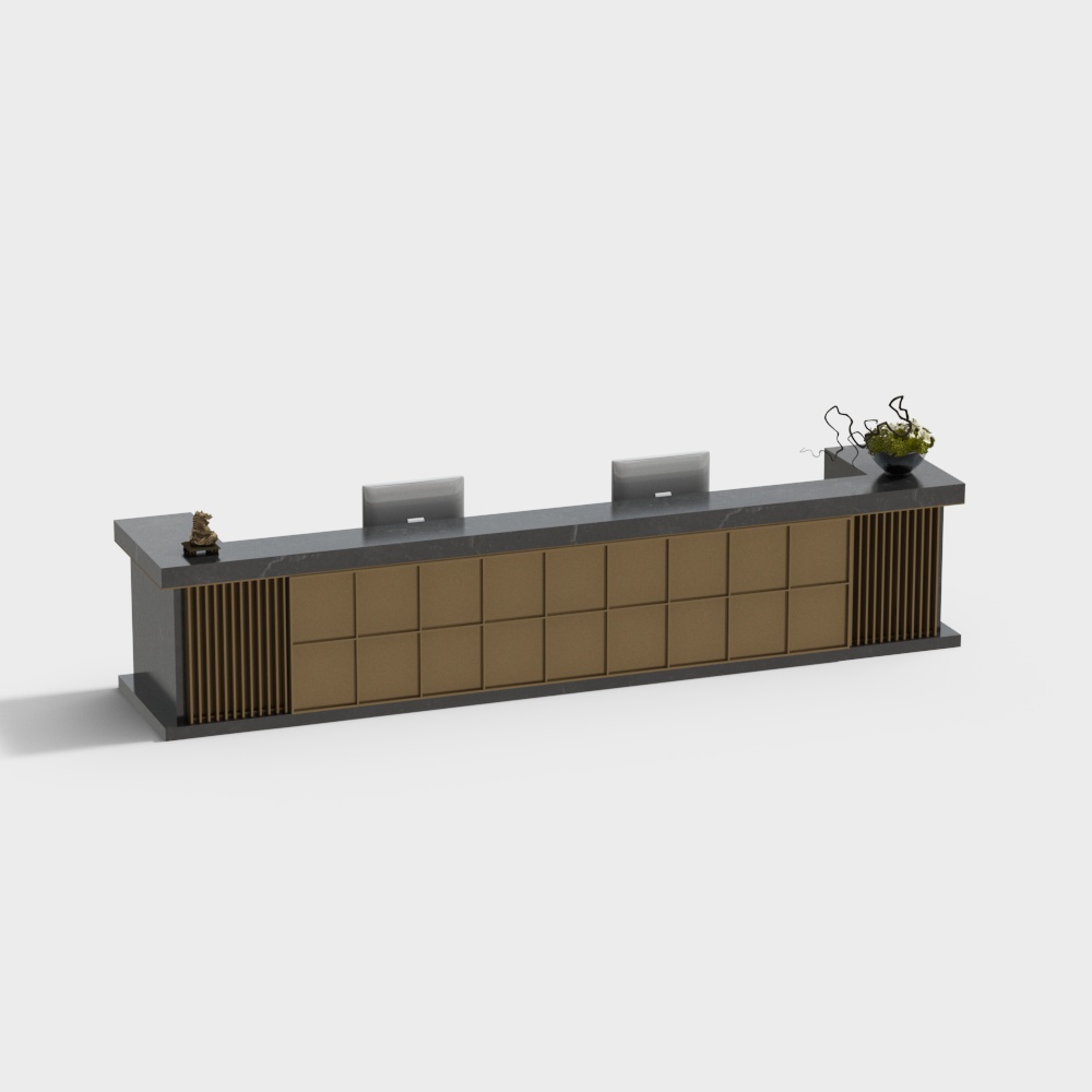 Restaurant reception table