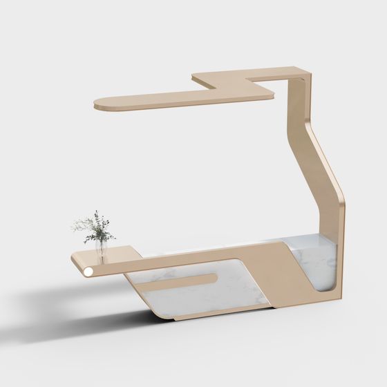 Sleek Streamlined Sink 3D model