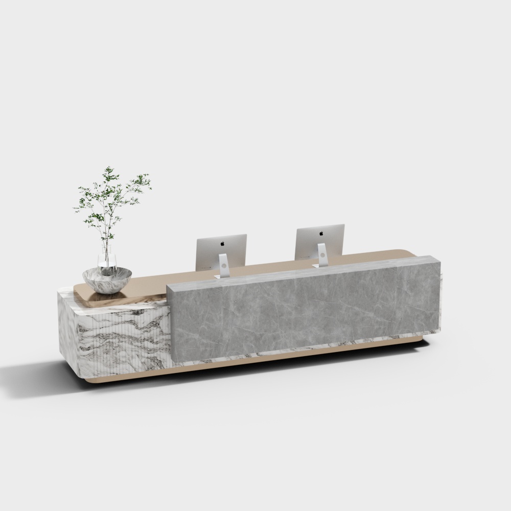 Hotel reception desk