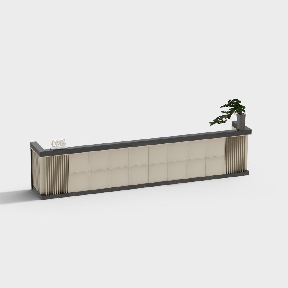 Hotel reception desk