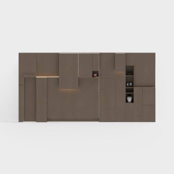 Urban Wall 3D model - Modern Aesthetic Design