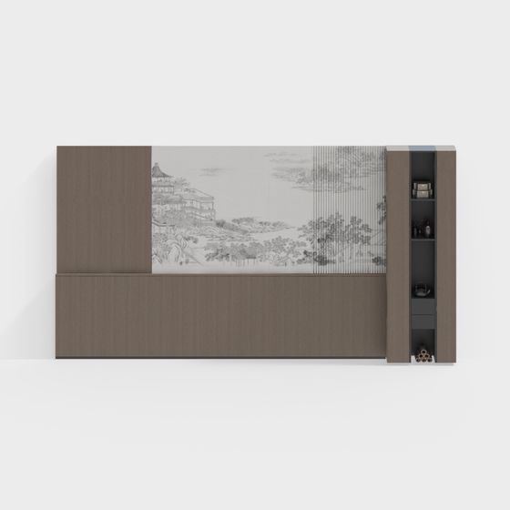 ネオチャイニーズ背景壁