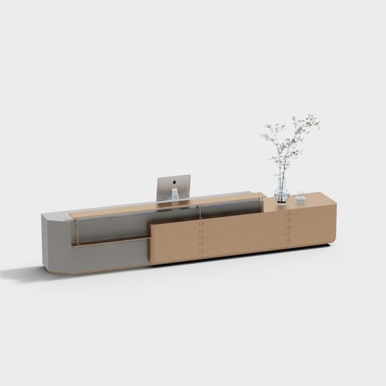 Urban Edge Reception Desk 3D model