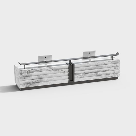 Urban Reception Desk 3D model