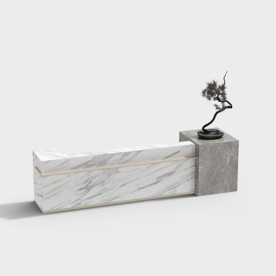 Urban Reception Desk 3D model