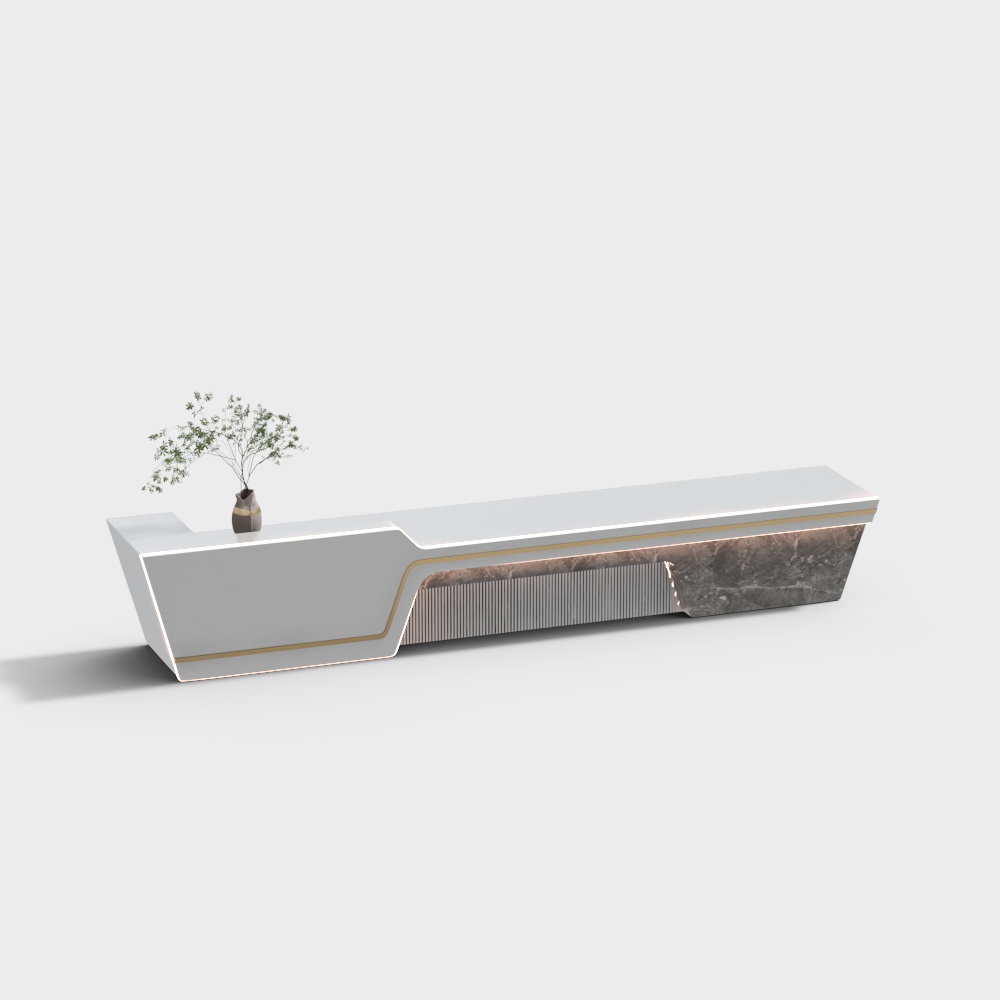 Hotel reception desk