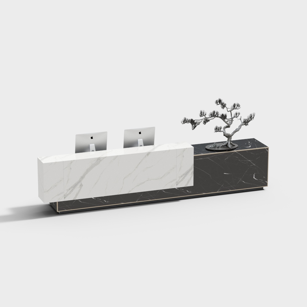 Hotel reception desk