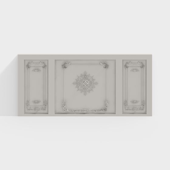 Classic Ceiling Decoration 3D model