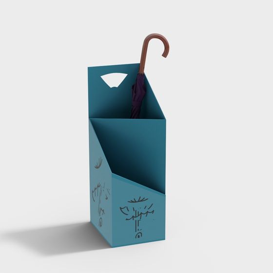 Stylish Umbrella Storage Box 3D model