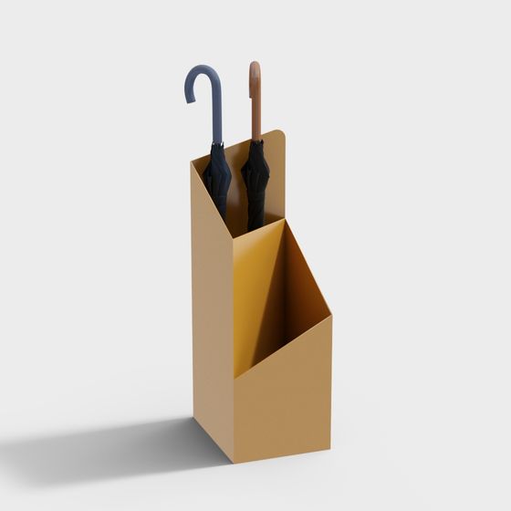 Stylish Umbrella Storage Rack 3D model