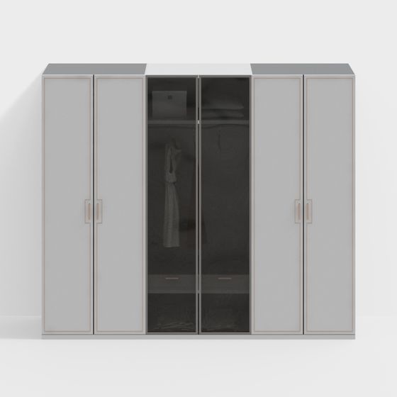 Urban Closet 3D model for Modern Aesthetics