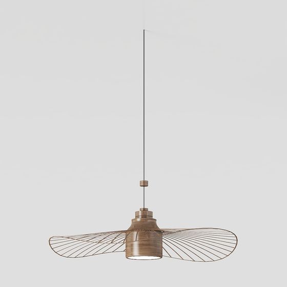 Unique Modern Chandelier 3D model
