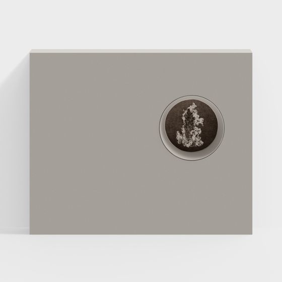 Abstract Art Wall Decoration 3D model