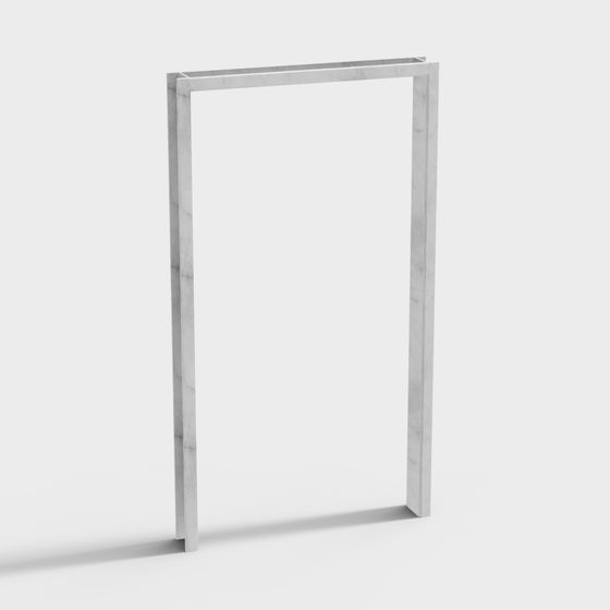 Modern Indoor Dumb Door Cover 3D Model
