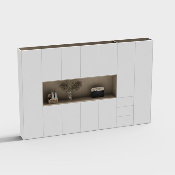 City Window Cabinet 3D model