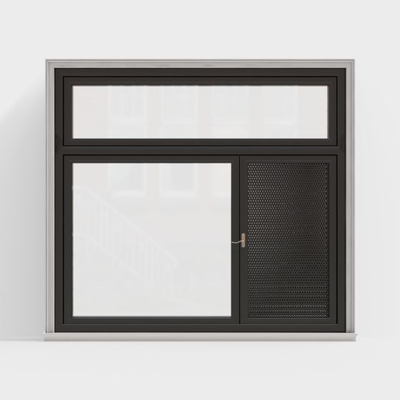 Unique Low Poly Window 3D model for Modern Design