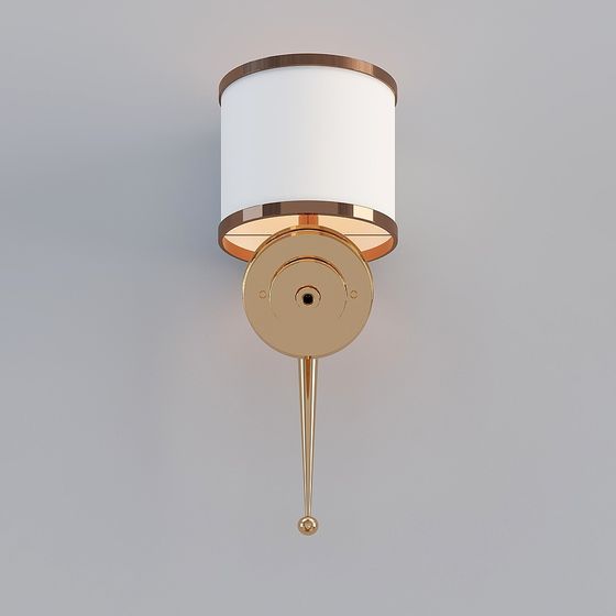 Stylish Wall Lamp 3D model for Contemporary Spaces