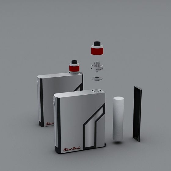 Modern Low-Polygon E-Cigarette 3D model for Creatives