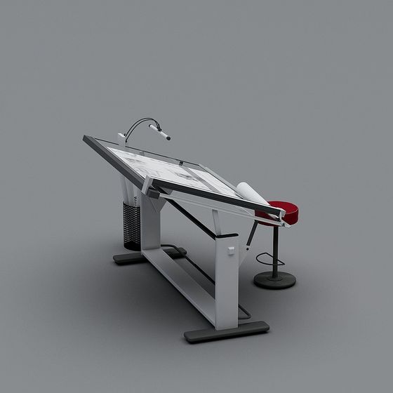 Urban Designer Desk 3D model for Creative Spaces