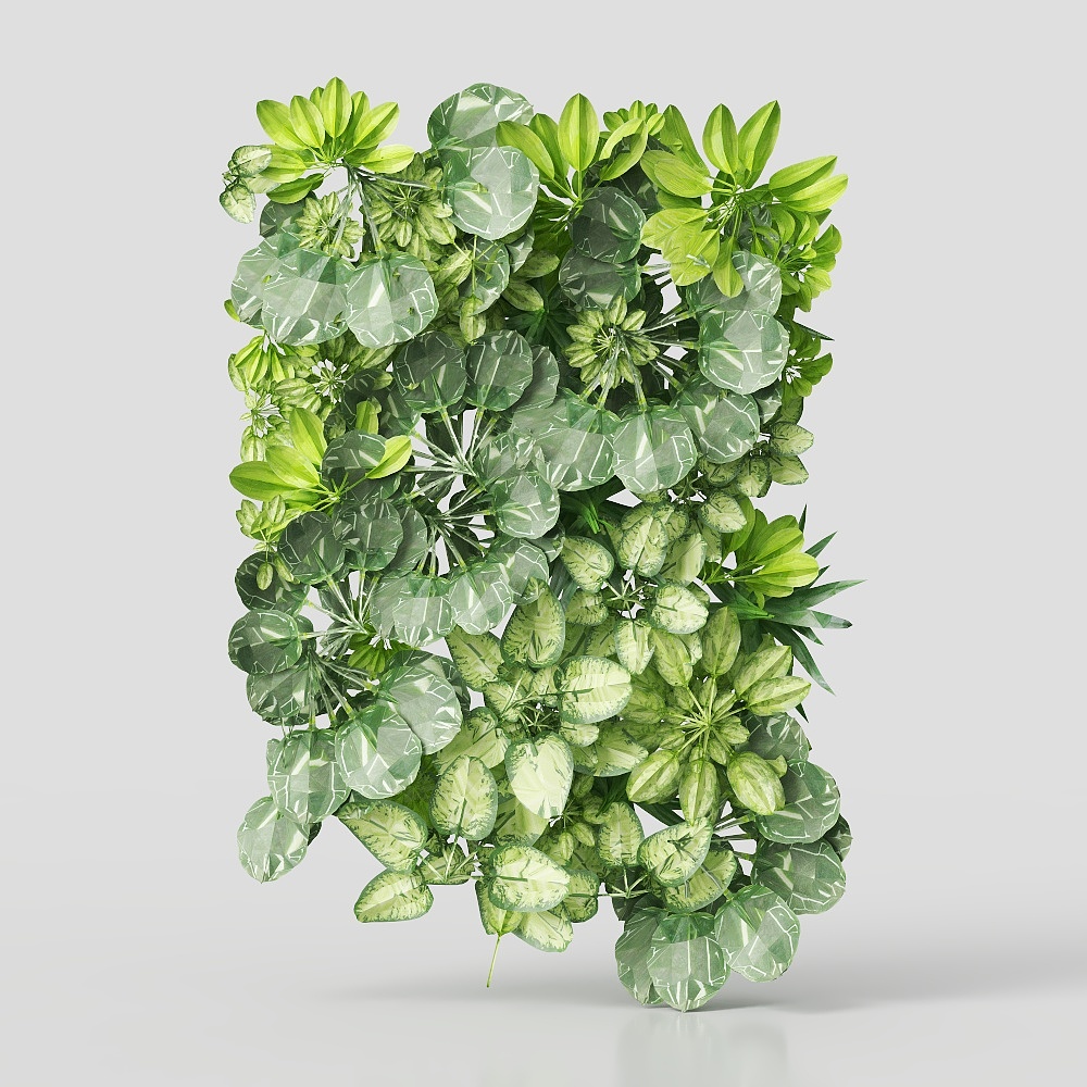 Tường cây cỏ hoa lá