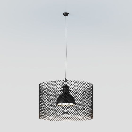Mesh Light 3D model - Modern Pendant Lamp Design