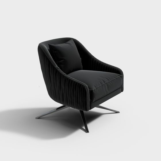 Stylish Urban Lounge Chair 3D model