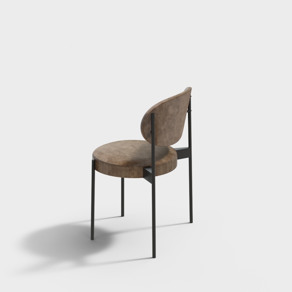 ghế kim loại hình tròn