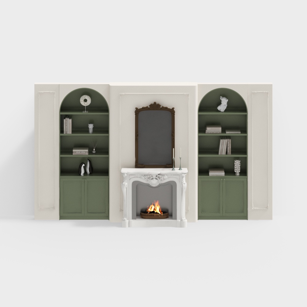 Pared de fondo francesa