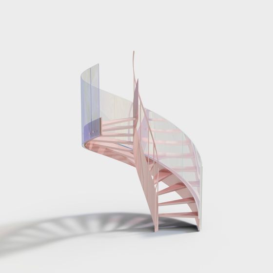 Современная спиральная лестница с лазерной резкой