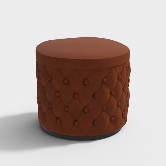 ghế đôn nâu có nút