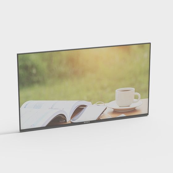 Stylish TV 3D Model for Modern Living Spaces