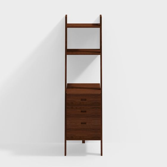 Urban Corner Bookshelf 3D model