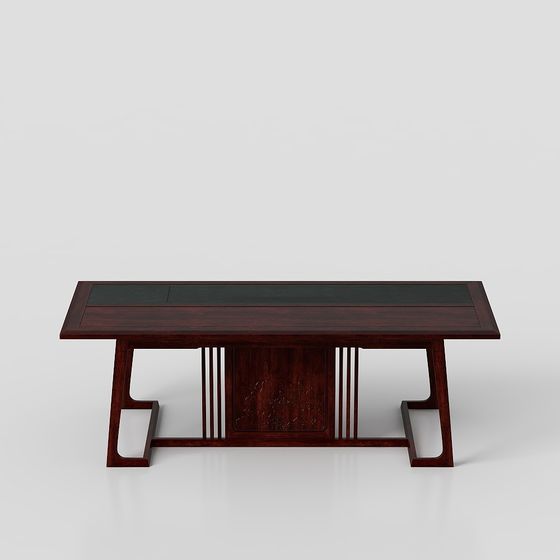 Classic Chinese Desk 3D model for Stylish Interiors