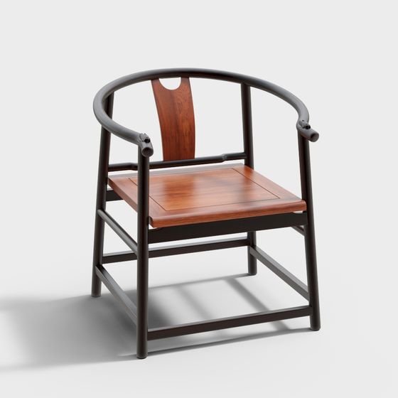 Oriental Elegance Chair 3D model