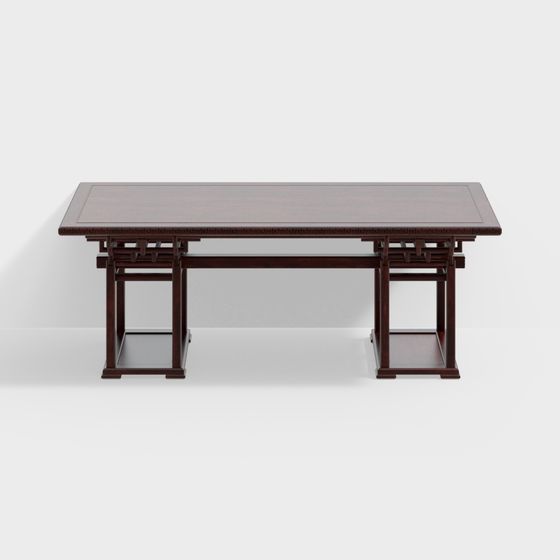 Classic Chinese Teatable 3D model