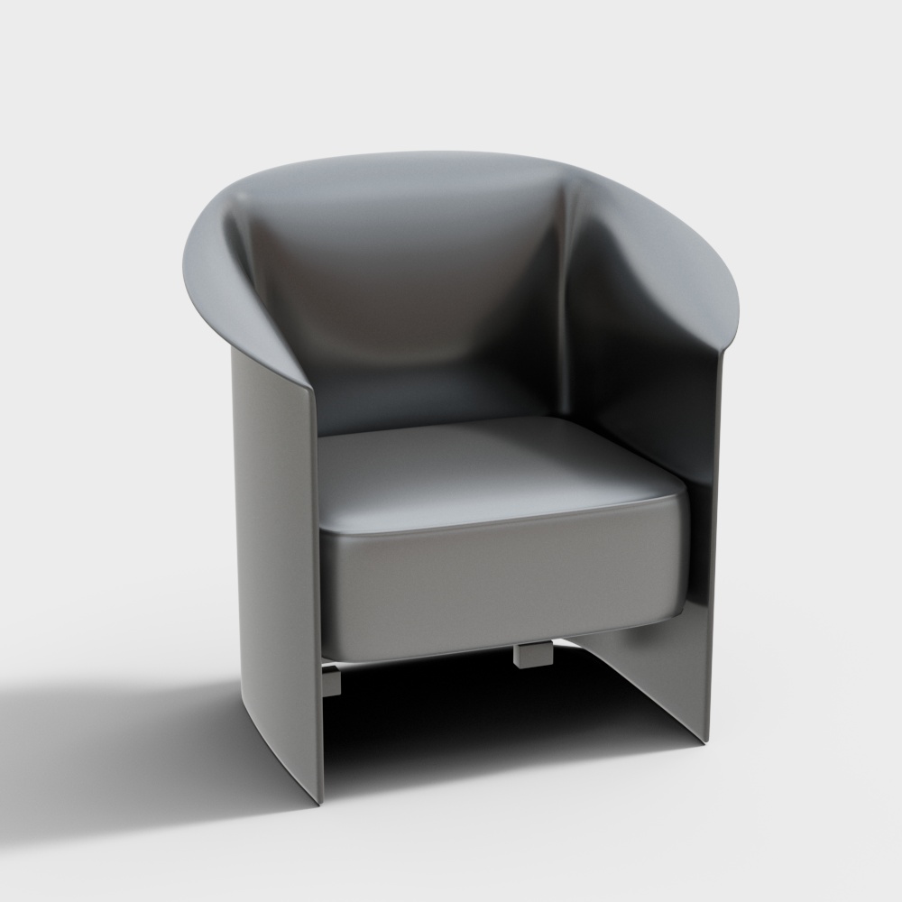 Poltrona divano nera