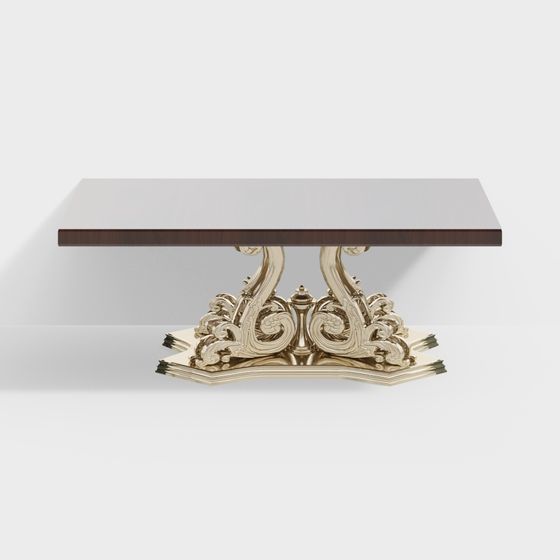 Gorgeous Low-Poly Dining Table 3D model