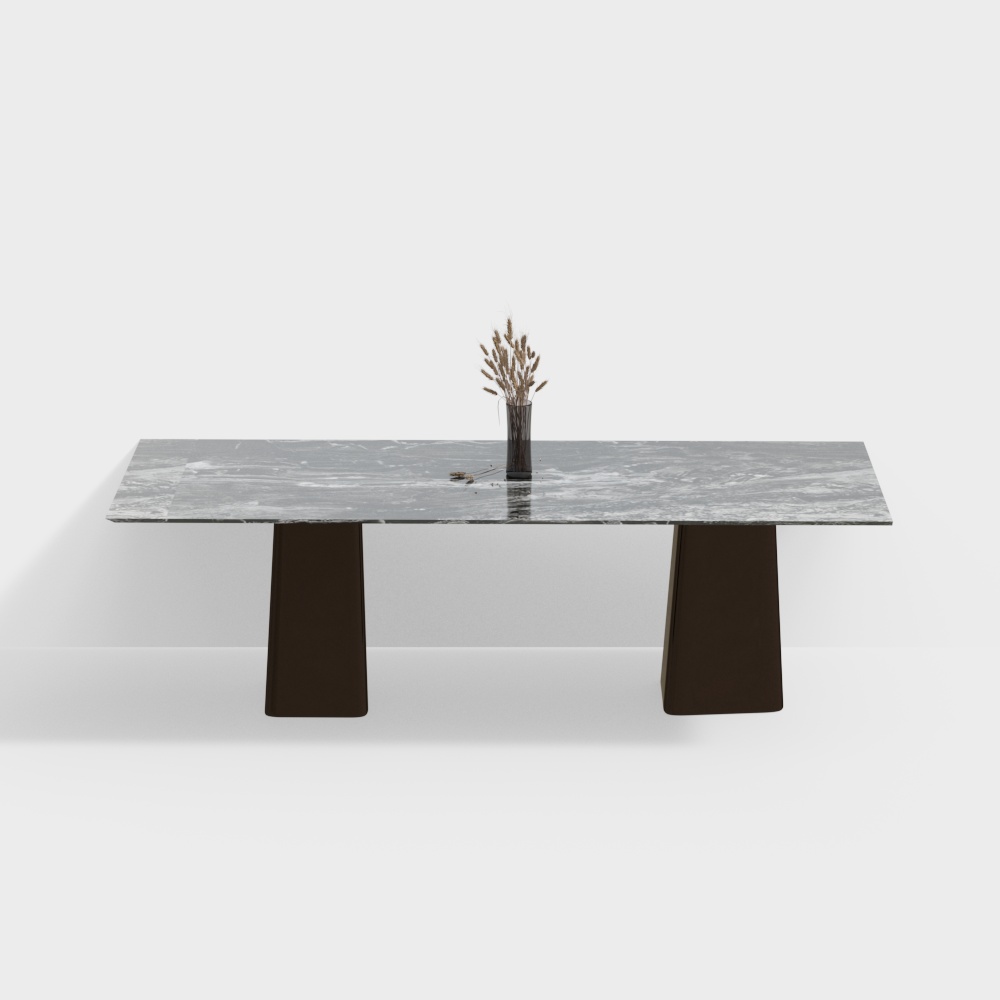 dining table contemporary marble