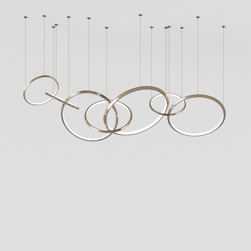 Lustre de plafond contemporain