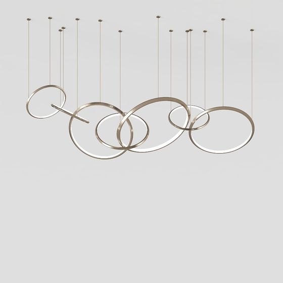 Lustre de plafond contemporain