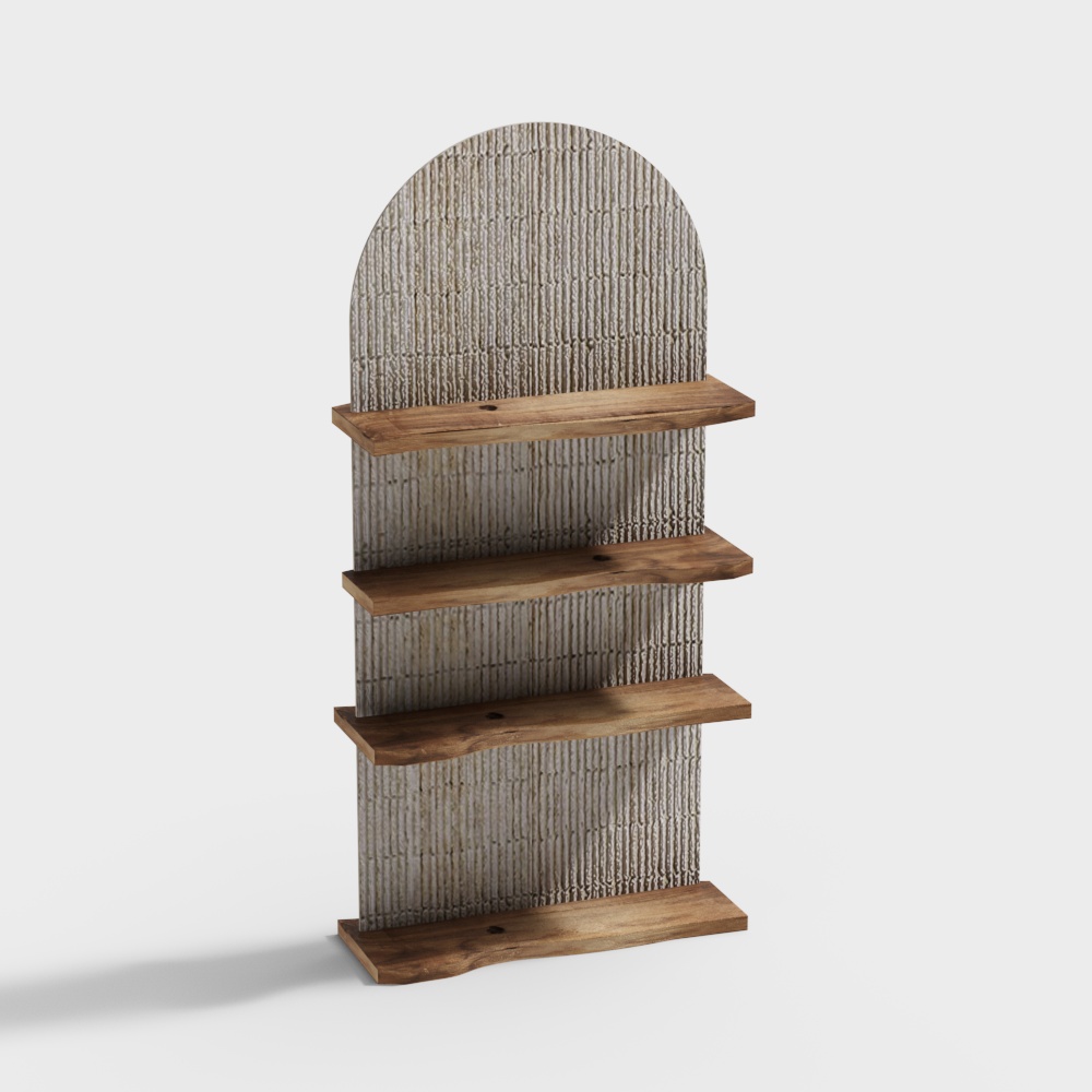 Creative shape shelf wooden